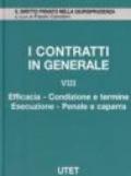 I contratti in generale. Vol. 8: Efficacia, condizione e termine.