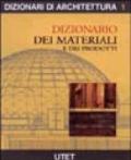 Dizionario dei materiali e dei prodotti