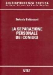 La separazione personale dei coniugi