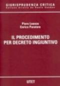 Il procedimento per decreto ingiuntivo