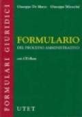 Formulario del processo amministrativo. Con CD-ROM