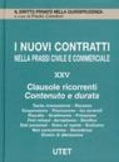 I nuovi contratti nella prassi civile e commerciale: 25