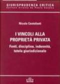 I vincoli della proprietà privata. Tutela giurisdizionale