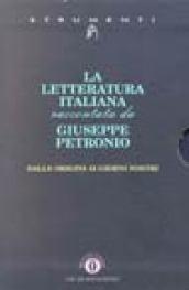 La letteratura italiana raccontata da Petronio (5 vol.)