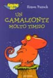 Un camaleonte molto timido