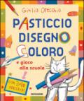 Pasticcio, disegno, coloro e gioco alla scuola