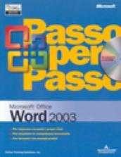 Microsoft Word 2003 passo per passo. Con CD-ROM