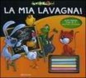 La mia lavagna! Cuccioli. Ediz. illustrata. Con gadget