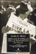 Declino e crollo della monarchia in Italia. I Savoia dall'Unità al referendum del 2 giugno 1946