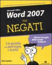 Word 2007 per negati