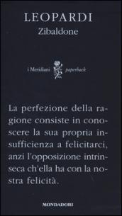Zibaldone e commentata. Ediz. critica