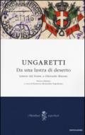 Da una lastra di deserto. Lettere dal fronte a Gherardo Marone