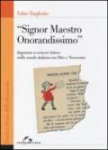 «Signor Maestro Onorandissimo». Imparare a scrivere lettere nella scuola italiana tra Otto e Novecento