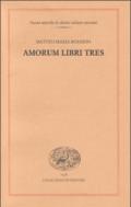 Amorum libri tres