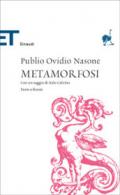 Le metamorfosi. Testo latino a fronte