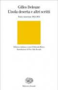 L'isola deserta e altri scritti. Testi e interviste 1953-1974