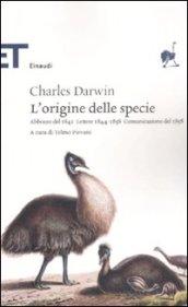 L'origine delle specie. Abbozzo del 1842. Lettere 1844-1858. Comunicazione del 1858