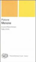 Menone. Testo greco a fronte