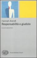 Responsabilità e giudizio (Piccola biblioteca Einaudi. Nuova serie Vol. 508)