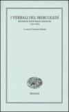 I verbali del mercoledì. Riunioni editoriali Einaudi. 1953-1963