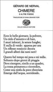 Chimere e altre poesie