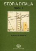 Storia d'Italia. Annali. 3.Scienza e tecnica nella cultura e nella società dal Rinascimento a oggi