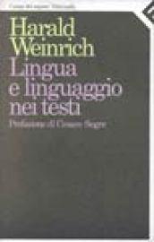 Lingua e linguaggio nei testi