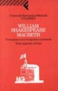 Macbeth. Testo inglese a fronte