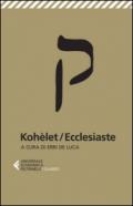 Kohèlet/Ecclesiaste