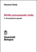 DIRITTO PROCESSUALE CIVILE VOLUME 4°: Procedimento speciale