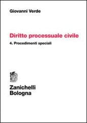 DIRITTO PROCESSUALE CIVILE VOLUME 4°: Procedimento speciale