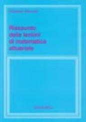 Riassunto delle lezioni di matematica attuariale