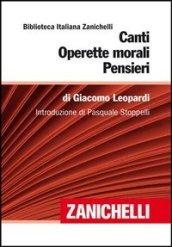 Canti-operette morali-pensieri