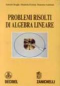 Problemi risolti di algebra lineare