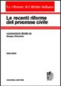 Le recenti riforme del processo civile. 1.