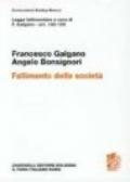 Legge fallimentare. Fallimento delle società. Artt. 146-159