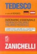 Tedesco. Dizionario essenziale tedesco-italiano, italiano-tedesco. Compilato secondo le regole della nuova ortografia tedesca