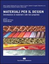 Materiali per il design. Introduzione ai materiali e alle loro proprietà