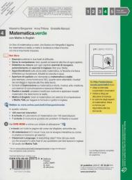 Matematica.verde. Con Maths in english. Con espansione online. Vol. 4