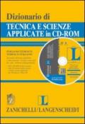 Dizionario di tecnica e scienze applicate italiano-tedesco, tedesco-italiano. CD-ROM