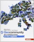 Geocommunity. Ad alta leggibilità. Per la Scuola media. 1: Noi e l'ambiente europeo