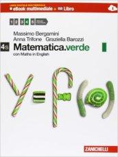 Matematica.verde. Con Maths in english. Vol. 4s. Per le Scuole superiori. Con e-book. Con espansione online