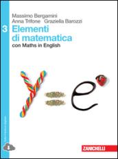 Elementi di matematica. Con Maths in english. Con espansione online. Vol. 3