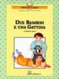 Due bambini e una gattina