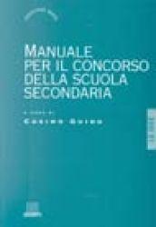 Manuale per il concorso della scuola secondaria