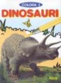 Colora i dinosauri. Ediz. illustrata