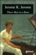 Three men in a boat