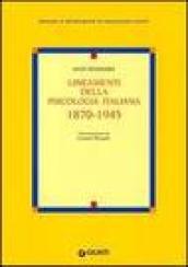 Lineamenti della psicologia italiana: 1870-1945