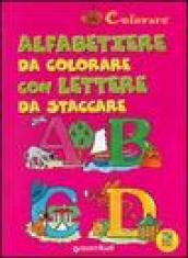 L'alfabetiere da colorare con lettere da staccare