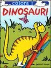 Colora i dinosauri. Ediz. illustrata